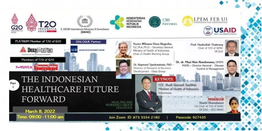 OMAI Dipresentasikan pada Kegiatan G20: The Indonesian Healthcare Future Forward OMAI Dipresentasikan pada Kegiatan G20: The Indonesian Healthcare Future Forward